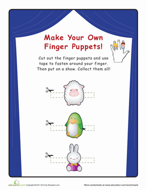 Cute n' Cuddly Finger Puppets