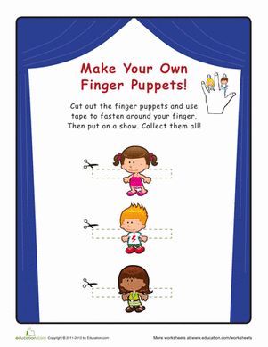 Fashionable Finger Puppets