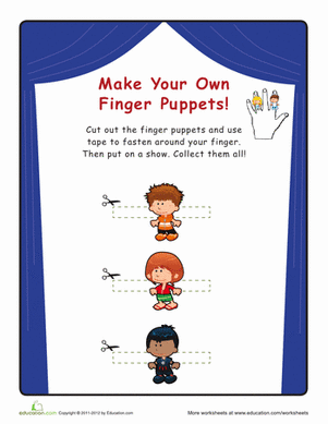 Cool Kids Finger Puppets