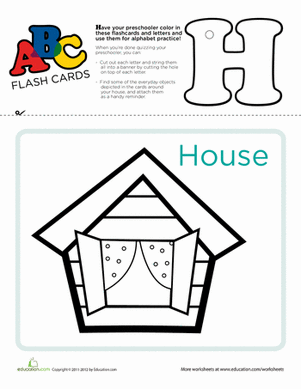 ABC Flashcards: H