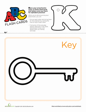 ABC Flashcards: K