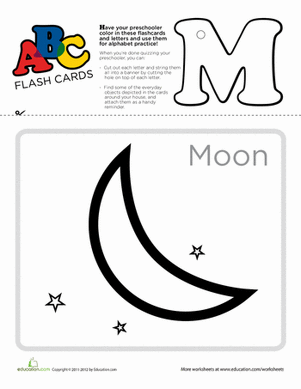 ABC Flashcards: M