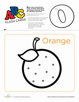 ABC Flashcards: O