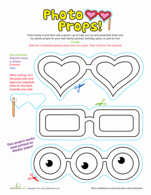 Photo Props: Funny Glasses