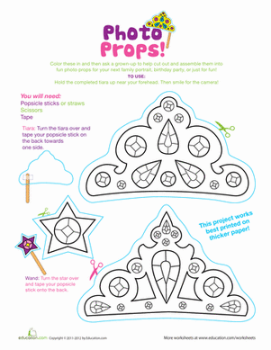 Princess Photo Props