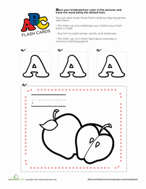 Alphabet Flashcards: A