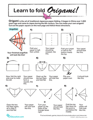 Origami Angelfish