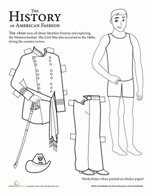 History Paper Dolls: Civil War Soldiers