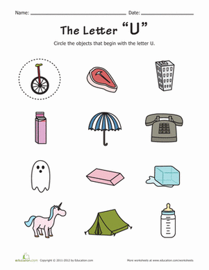 Things that Start with U!