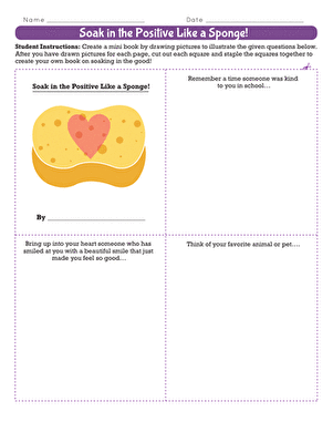 Soak in the Positive Like a Sponge!