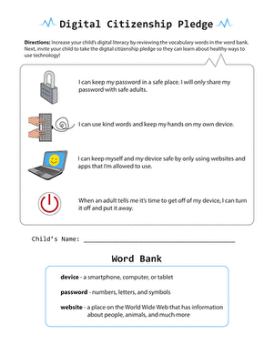 Digital Citizenship Pledge