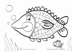 Fish Coloring Page