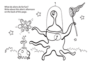 Story Starter: Alien Butterfly Catcher