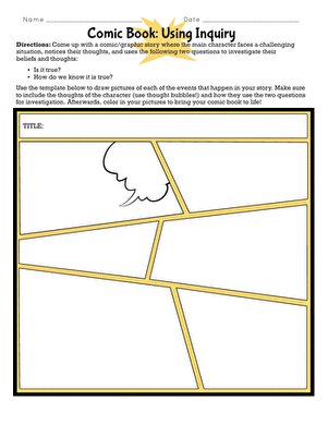 Comic Book: Using Inquiry