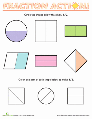 Fractions of Shapes