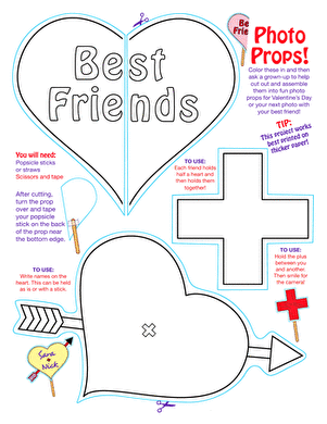 Friendship Photo Props
