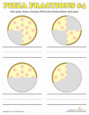 Pizza Fractions 4