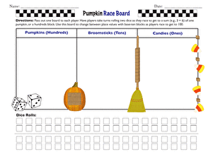 Pumpkin Race Board