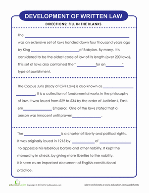 History of Law