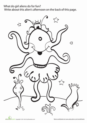 Girl Alien Story Starter