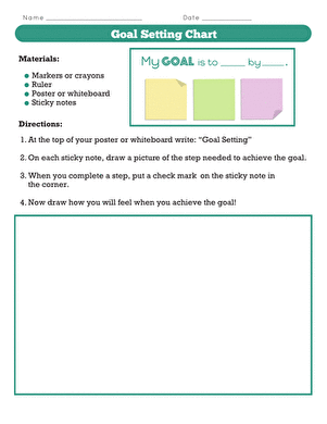Goal Setting Chart