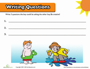 Creative Writing for Kids: Writing Questions