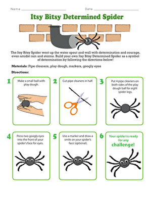 Itsy Bitsy Determined Spider