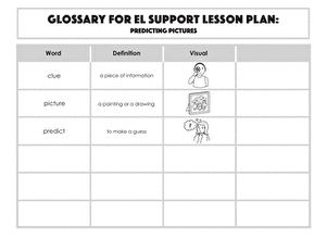 Glossary: Predicting Pictures