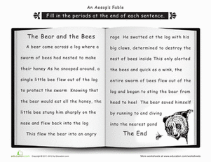 Punctuation: The Bear and the Bees