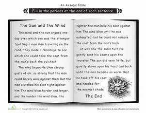 Punctuation: The Sun and the Wind