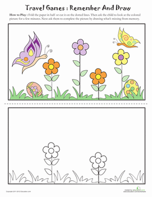 Drawing from Memory: Butterflies