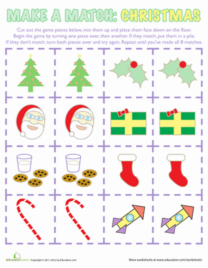 Christmas Cut-out Game