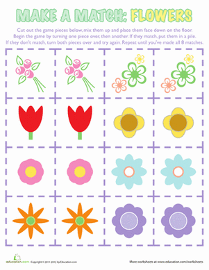 Flower Matching Game
