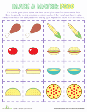 Food Memory Game