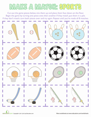 Sports Matching Game