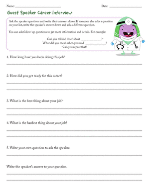 Guest Speaker Career Interview 