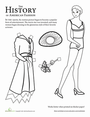 Paper Doll Girl: 1910s