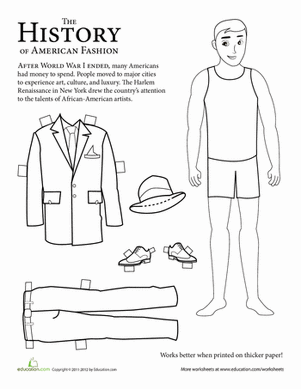 Paper Doll Boy: 1920s