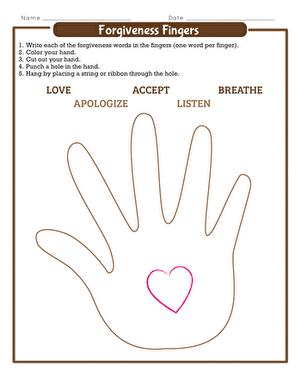 Foregiveness Fingers