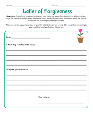 Letter of Forgiveness