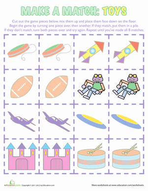 Make a Match: Toys