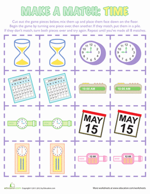 Time Matching Game