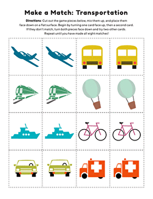 Transportation Matching Game