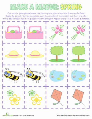 Spring Memory Game