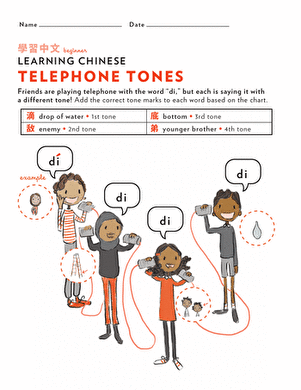 Learn Chinese: Telephone Tones