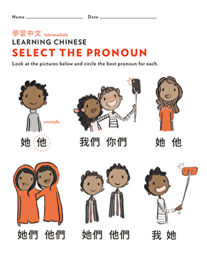 Learn Chinese: Select the Pronoun