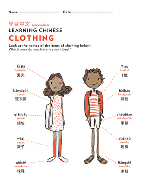 Learn Chinese: Clothing