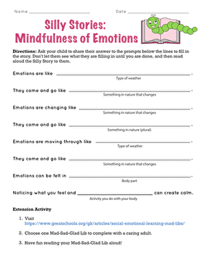 Silly Stories: Mindfulness of Emotions