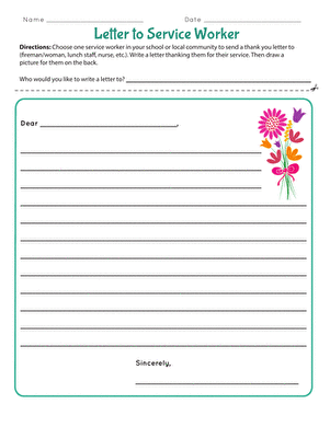 Letter to Service Worker