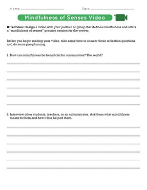 Mindfulness of Senses Video